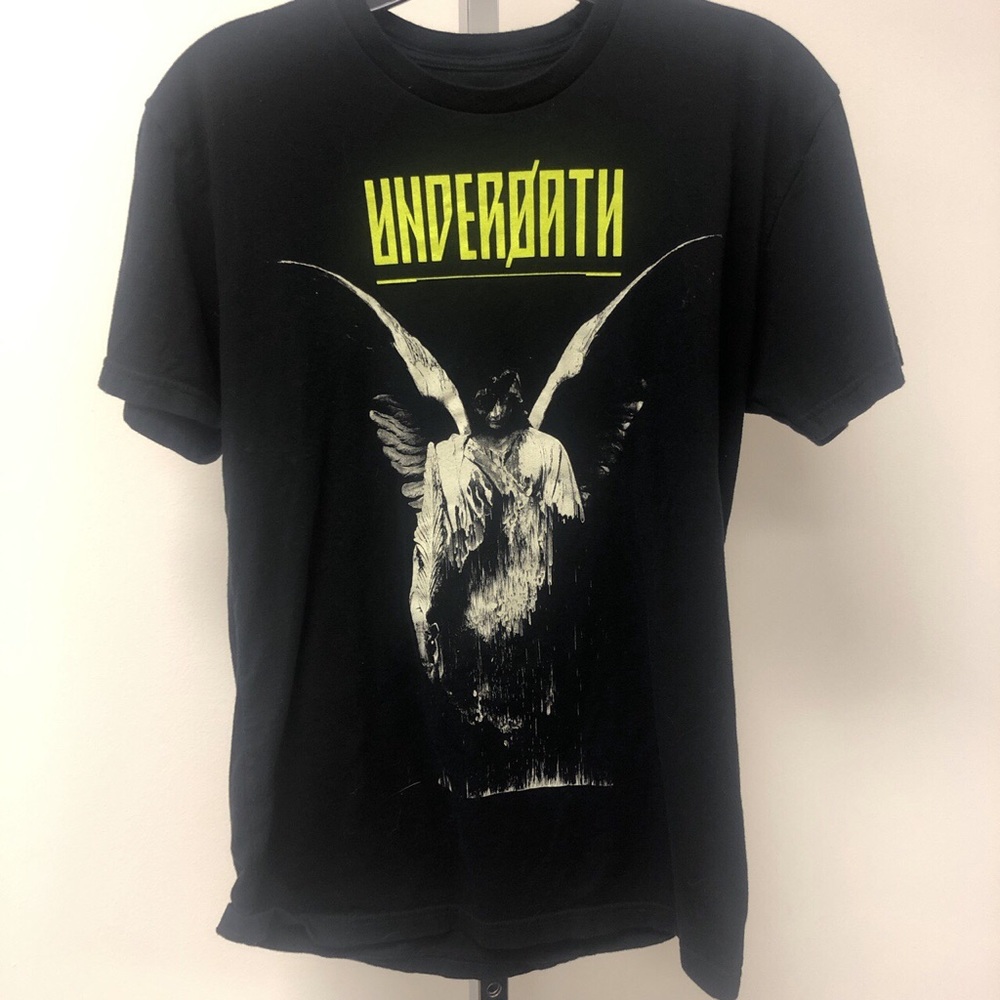 Underoath Black & Green Small Tour T Shirt